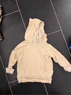 Childhoods Clothing Beach Hoodie Beige 4T